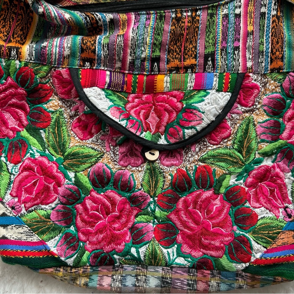 Guatemalan huipil bag - Picture 2 of 4